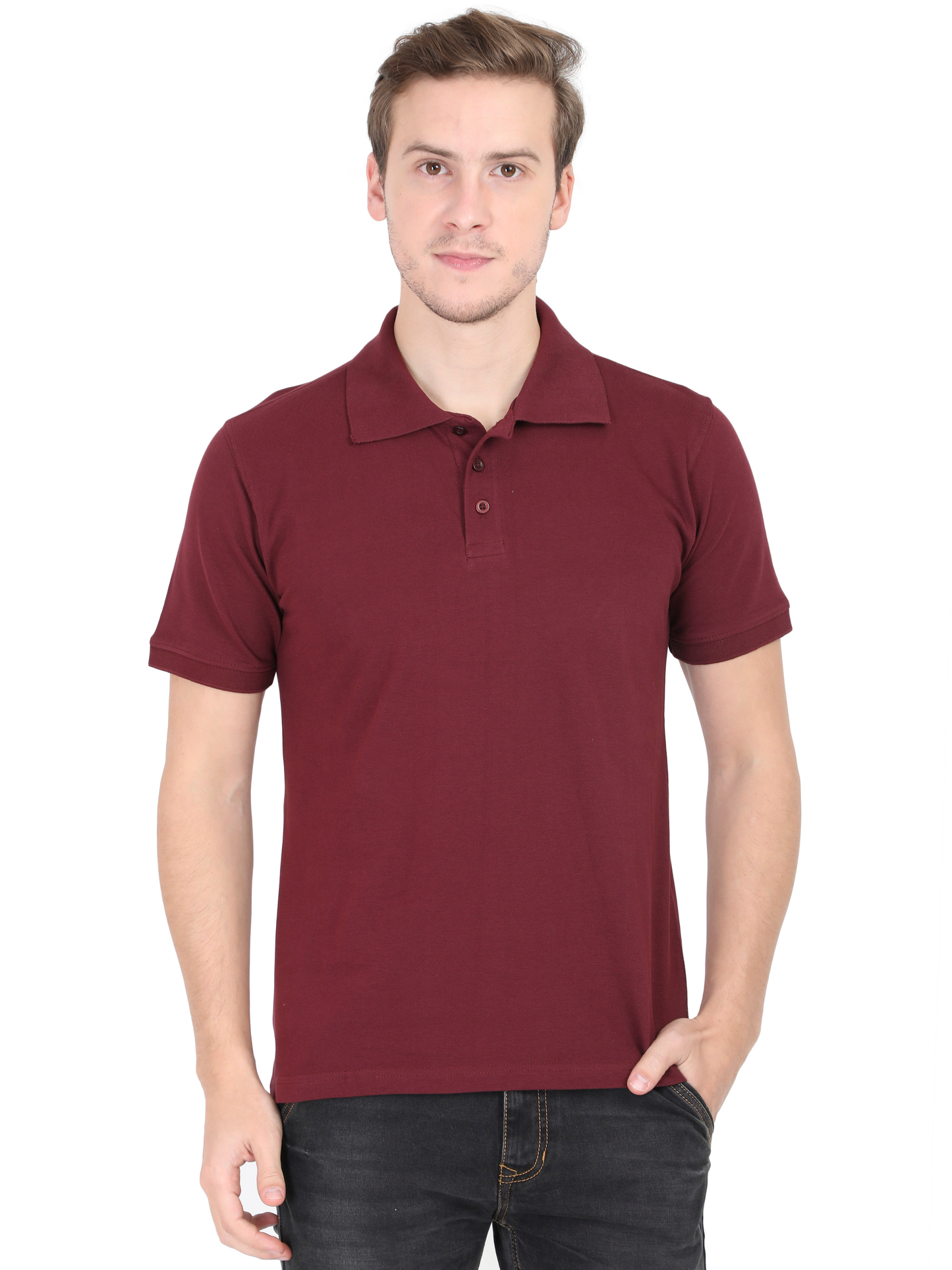 Maroon Polo T-Shirt
