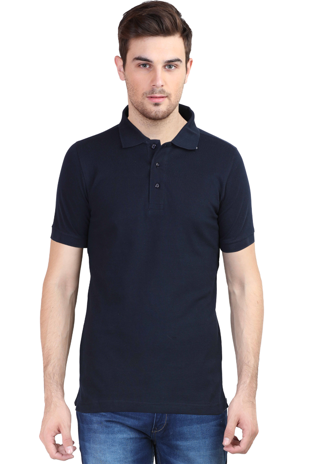 Navy Blue Polo T-Shirt