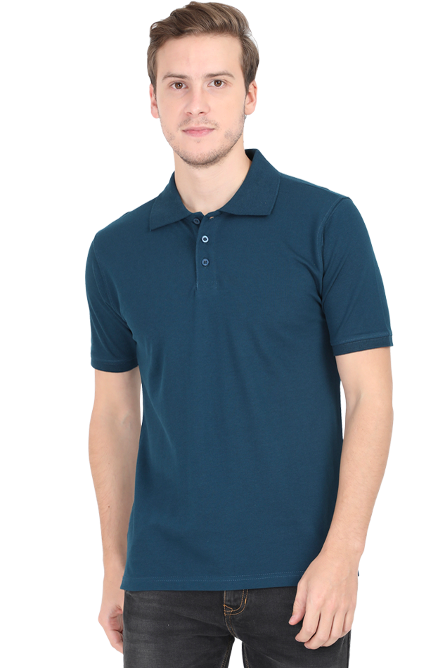 Petrol Blue Polo T-Shirt