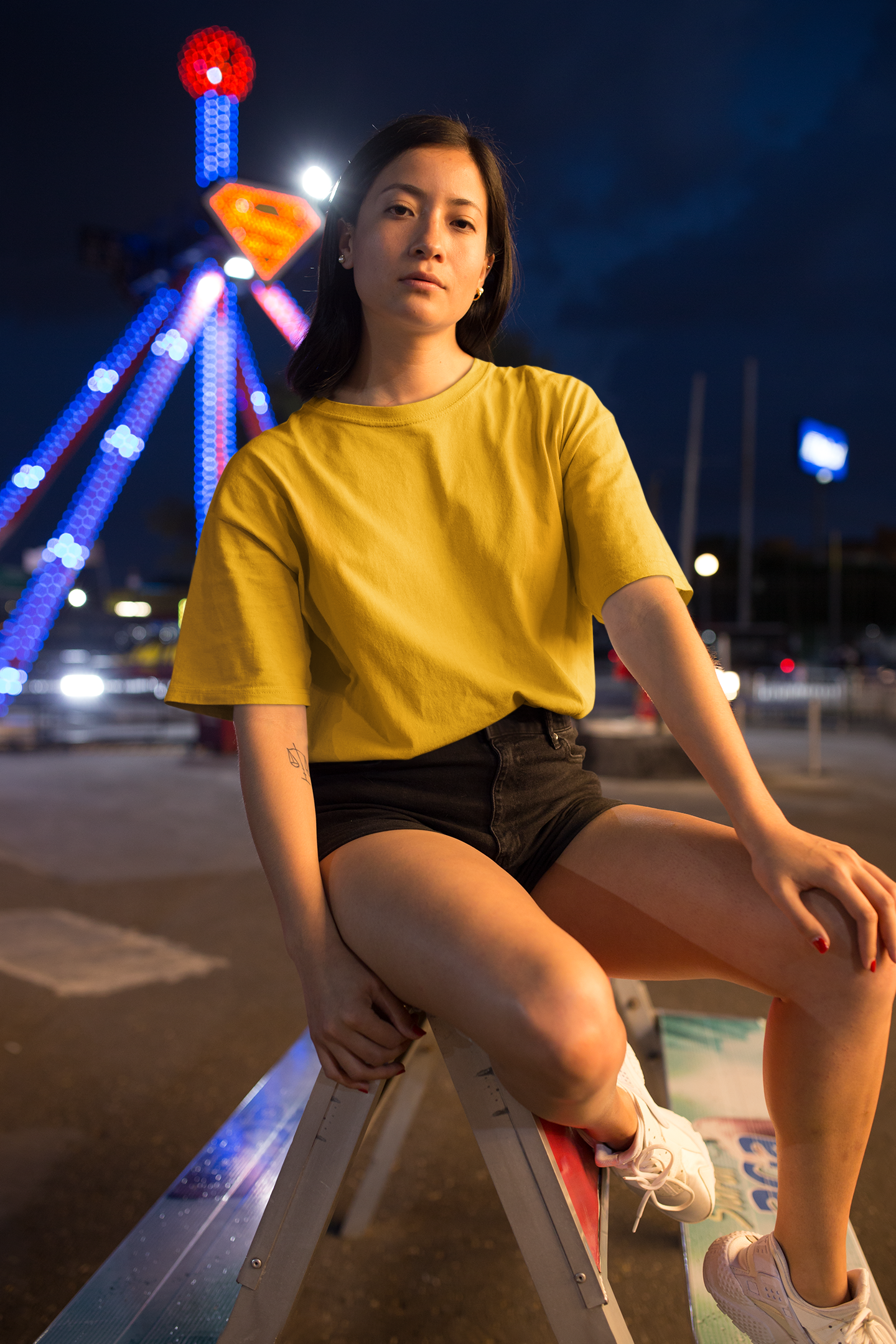 Plain Yellow Half Sleeve T-Shirt