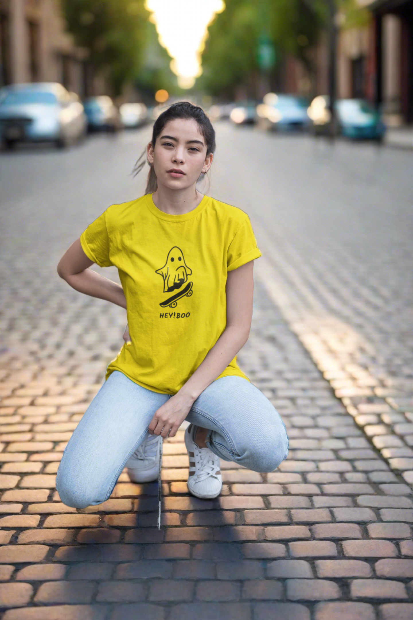 Hey Boo! Half Sleeve T-Shirt