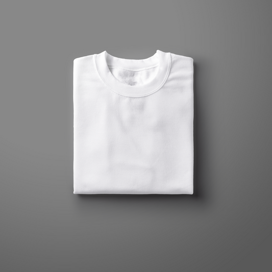 Plain White Half Sleeve T-Shirt