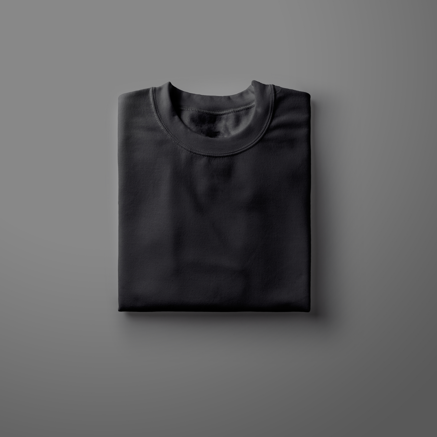 Plain Black Half Sleeve T-Shirt