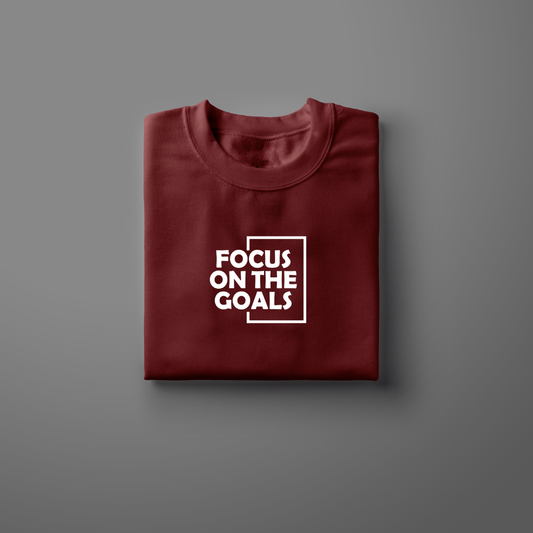 Focus On Goals Half Sleeve T-Shirt