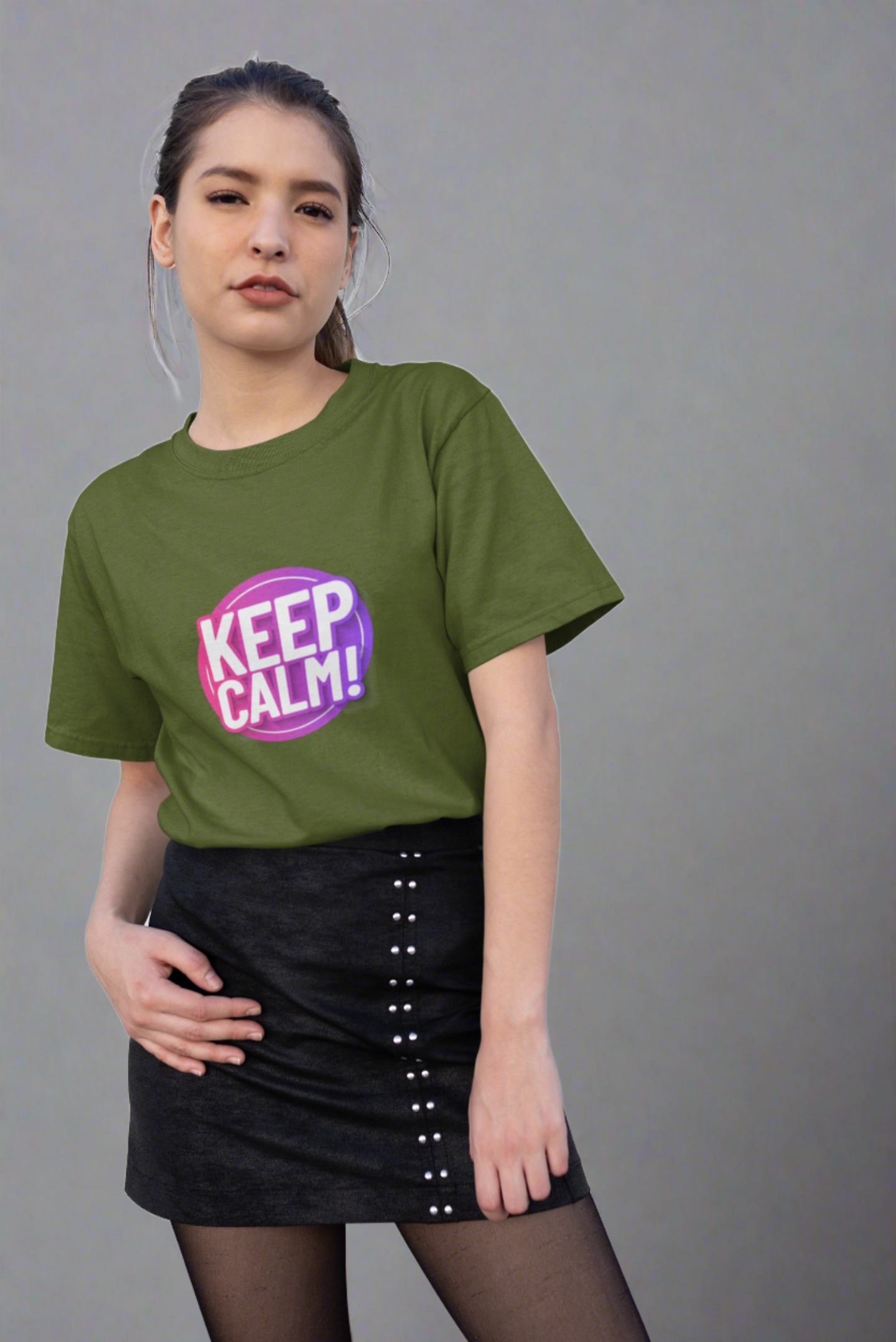 Keep Calm Half Sleeve T-Shirt