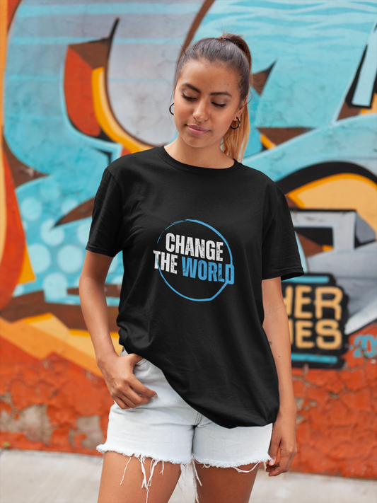 Change The World Half Sleeve T-Shirt