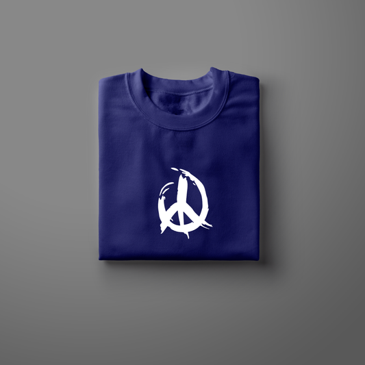Peace Half Sleeve T-Shirt