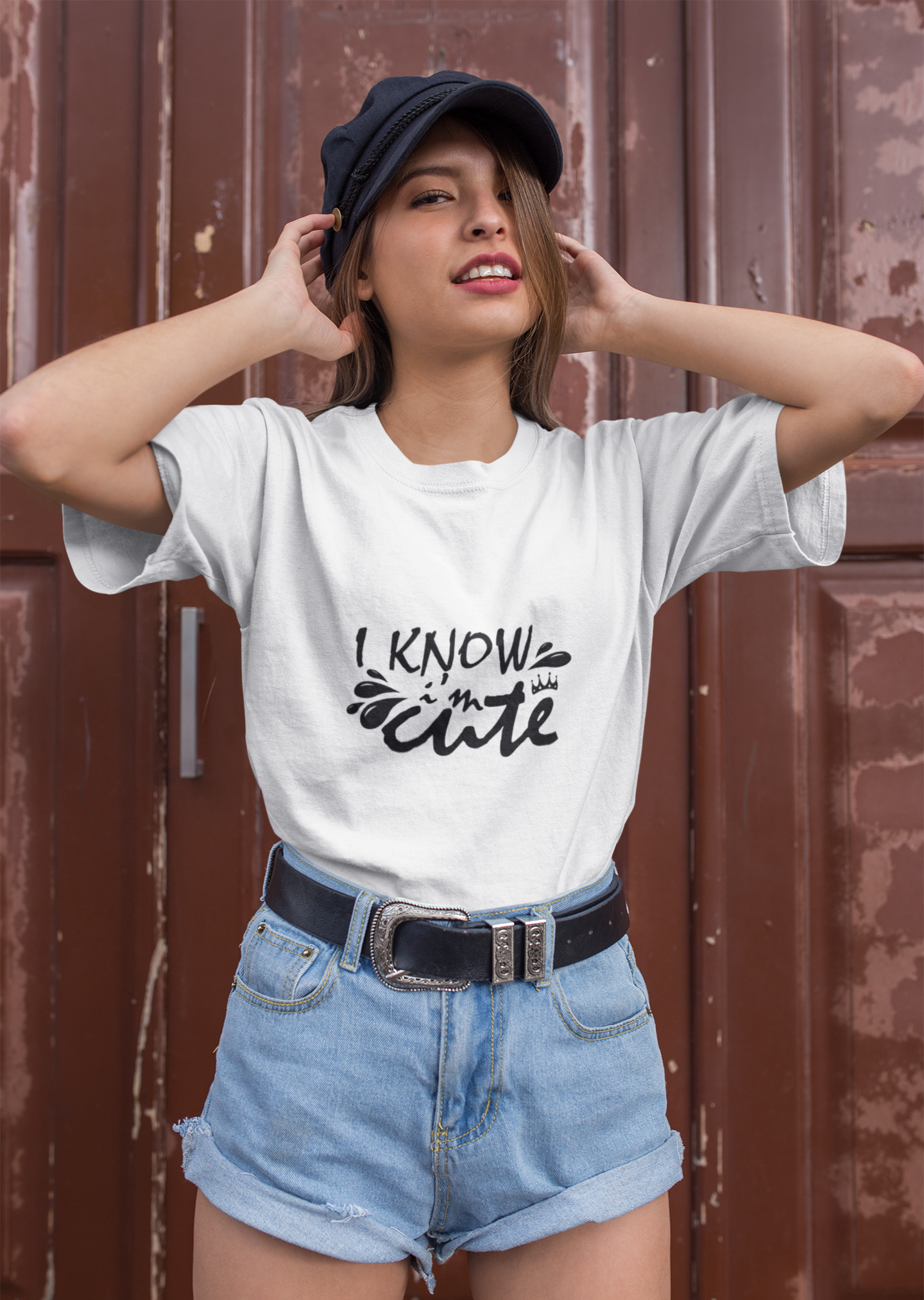 I know I am Cute Half Sleeve T-Shirt