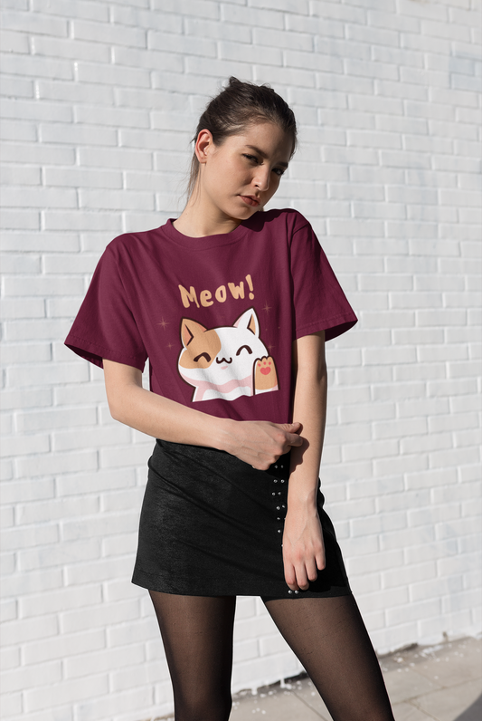 Meow Half Sleeve T-Shirt