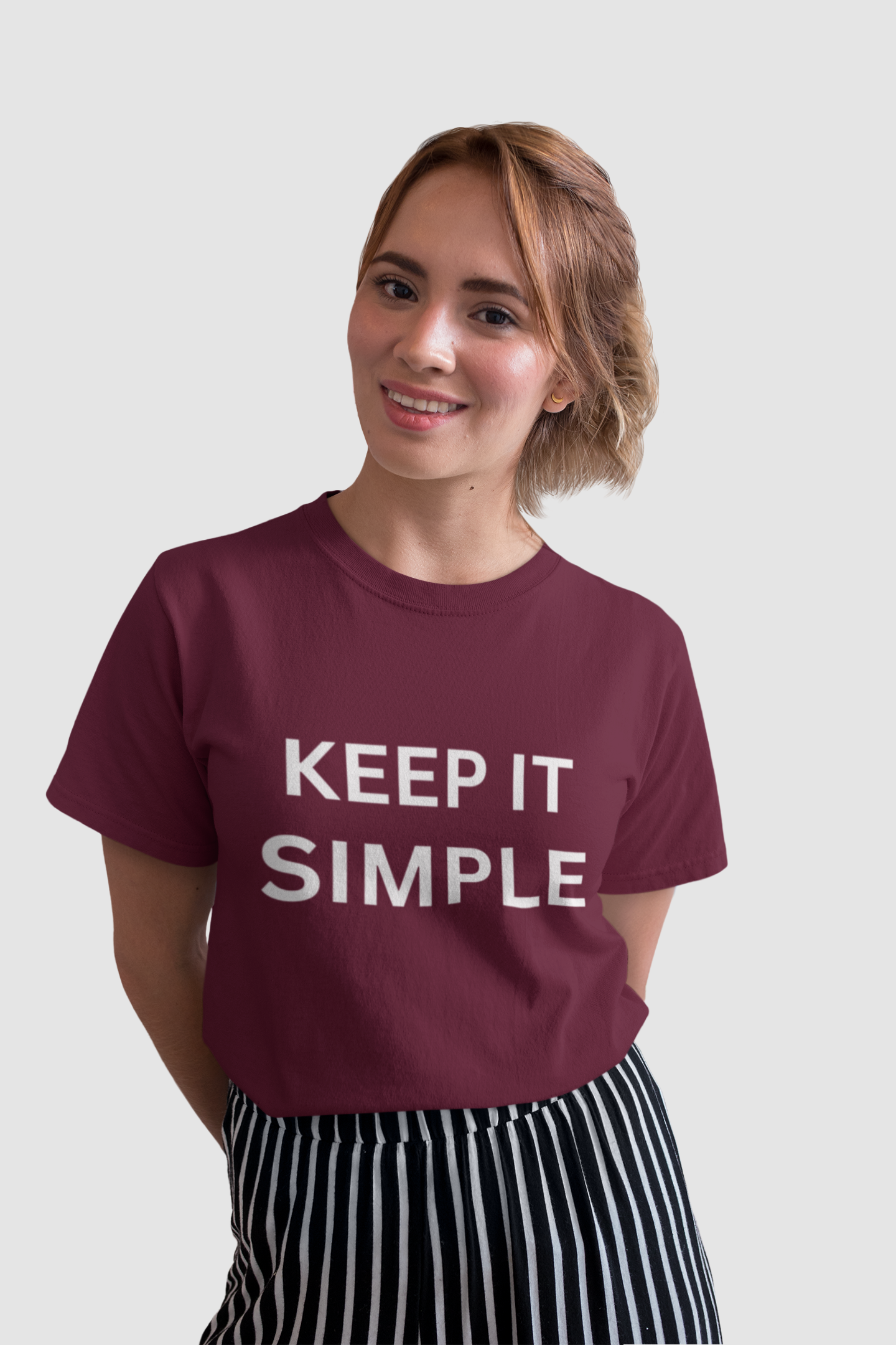 Keep It Simple Half Sleeve T-Shirt