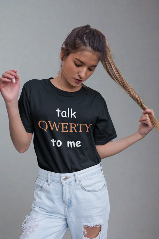 Talk QWERTY Half Sleeve T-Shirt